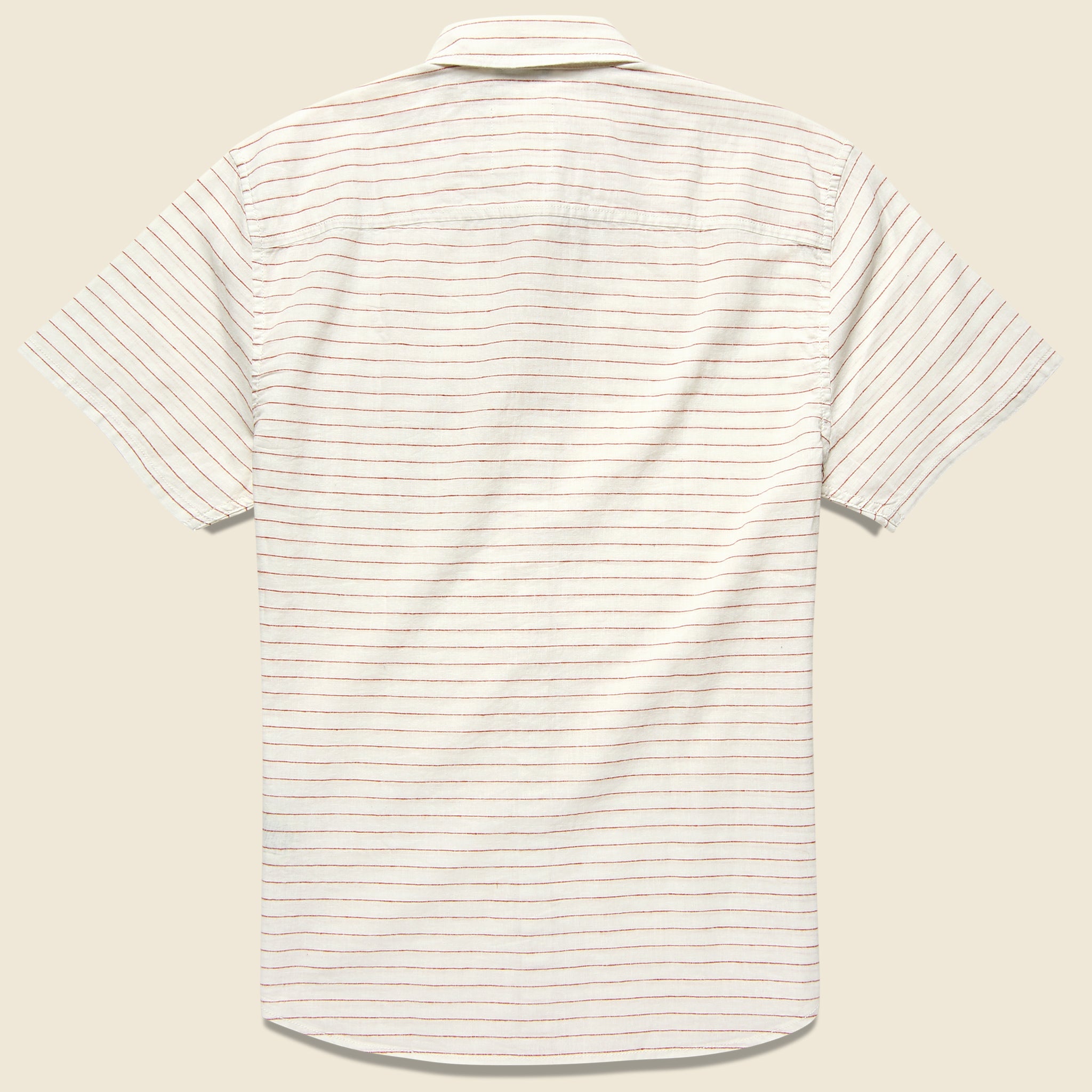 Masaryk Shirt - White - Life After Denim - STAG Provisions - Tops - S/S Woven - Stripe