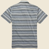 Poncho Shirt - Blue Agave - Life After Denim - STAG Provisions - Tops - S/S Woven - Stripe