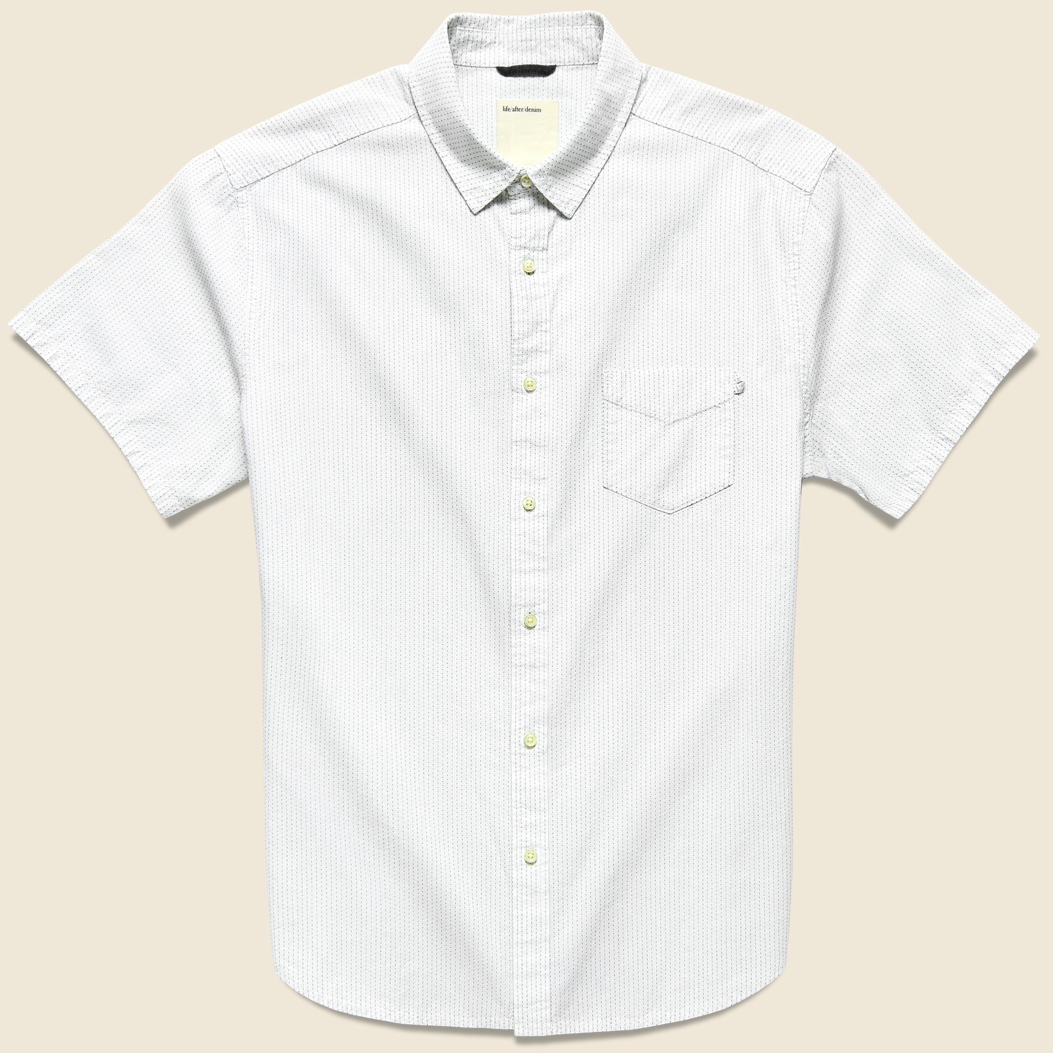 Mainland Shirt - White - Life After Denim - STAG Provisions - Tops - S/S Woven - Dot