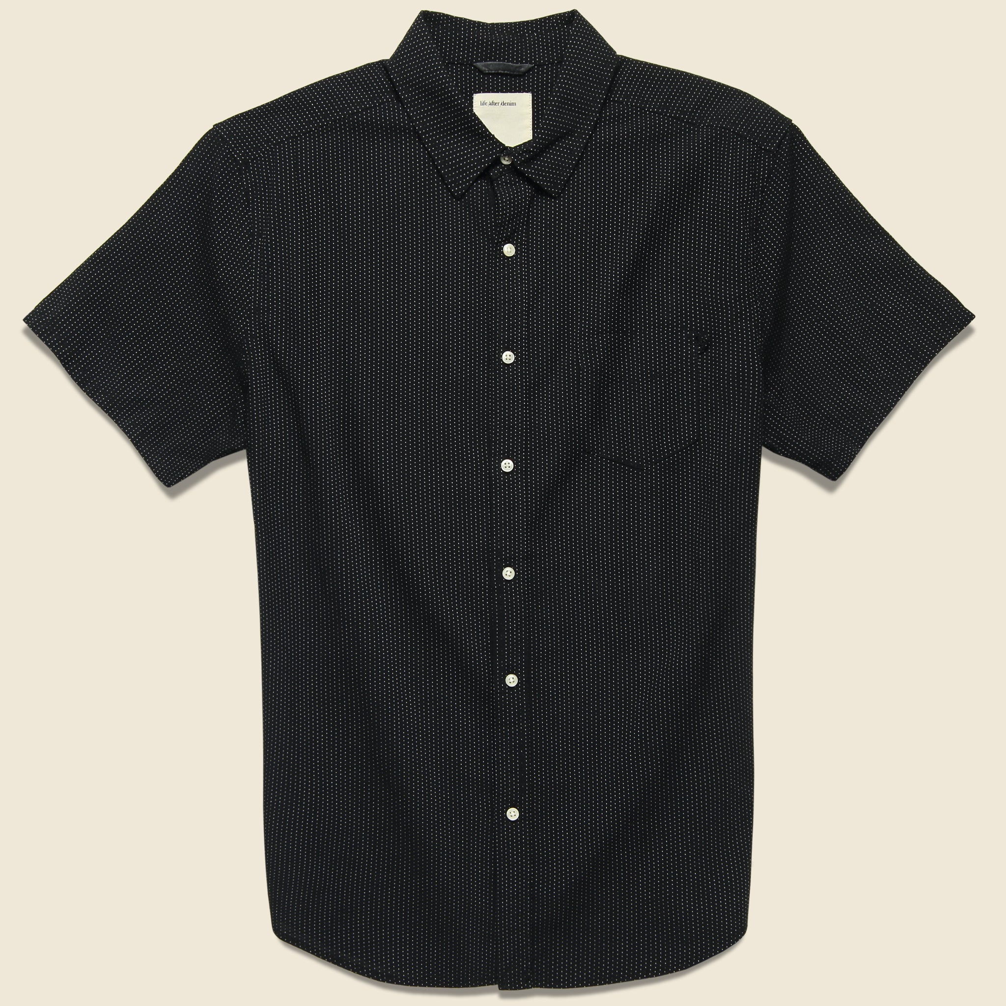 Mainland Shirt - Black - Life After Denim - STAG Provisions - Tops - S/S Woven - Dot
