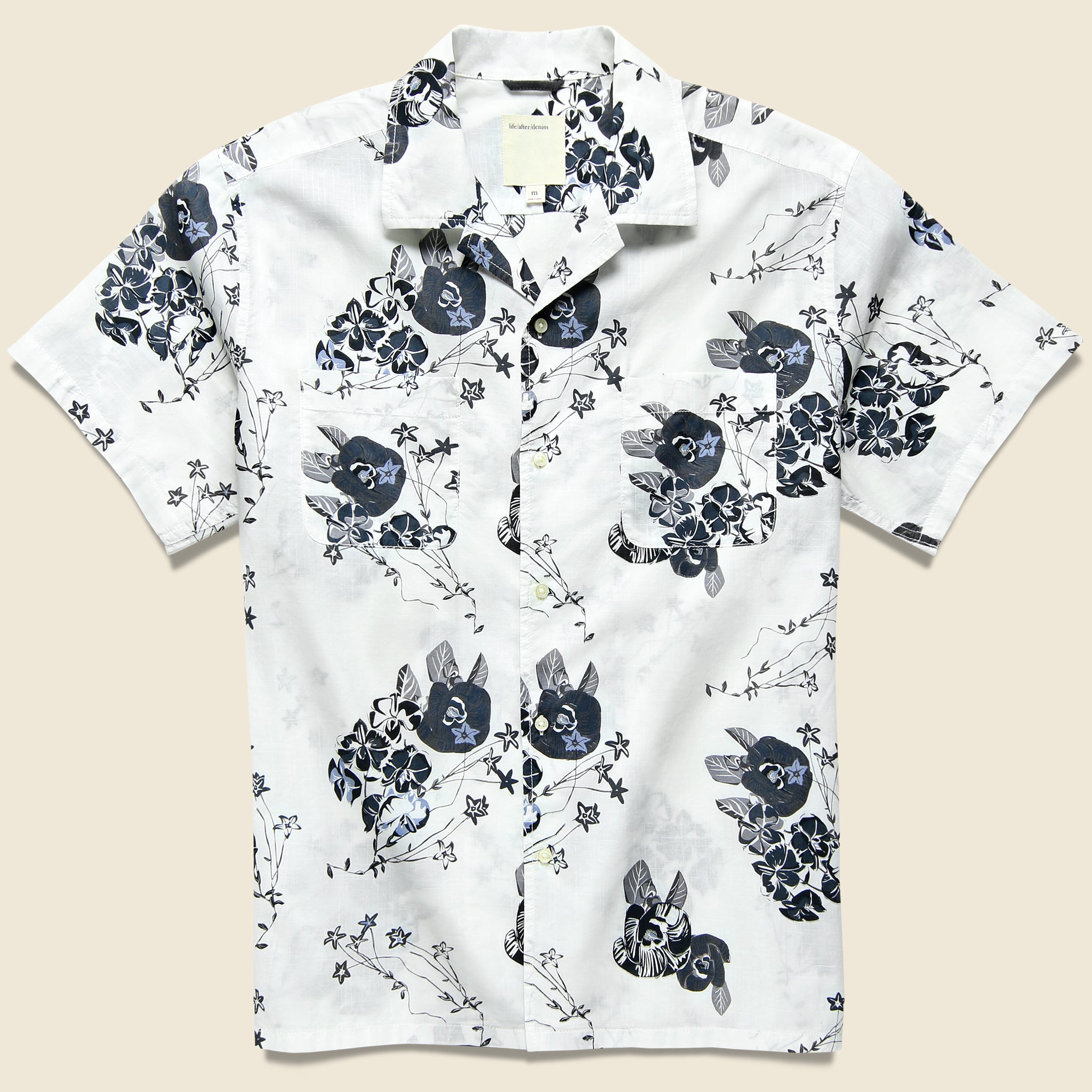 Royal Botanical Shirt - White - Life After Denim - STAG Provisions - Tops - S/S Woven - Floral