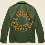 Living Grateful Shop Jacket - Olive - House of LAND - STAG Provisions - Outerwear - Coat / Jacket