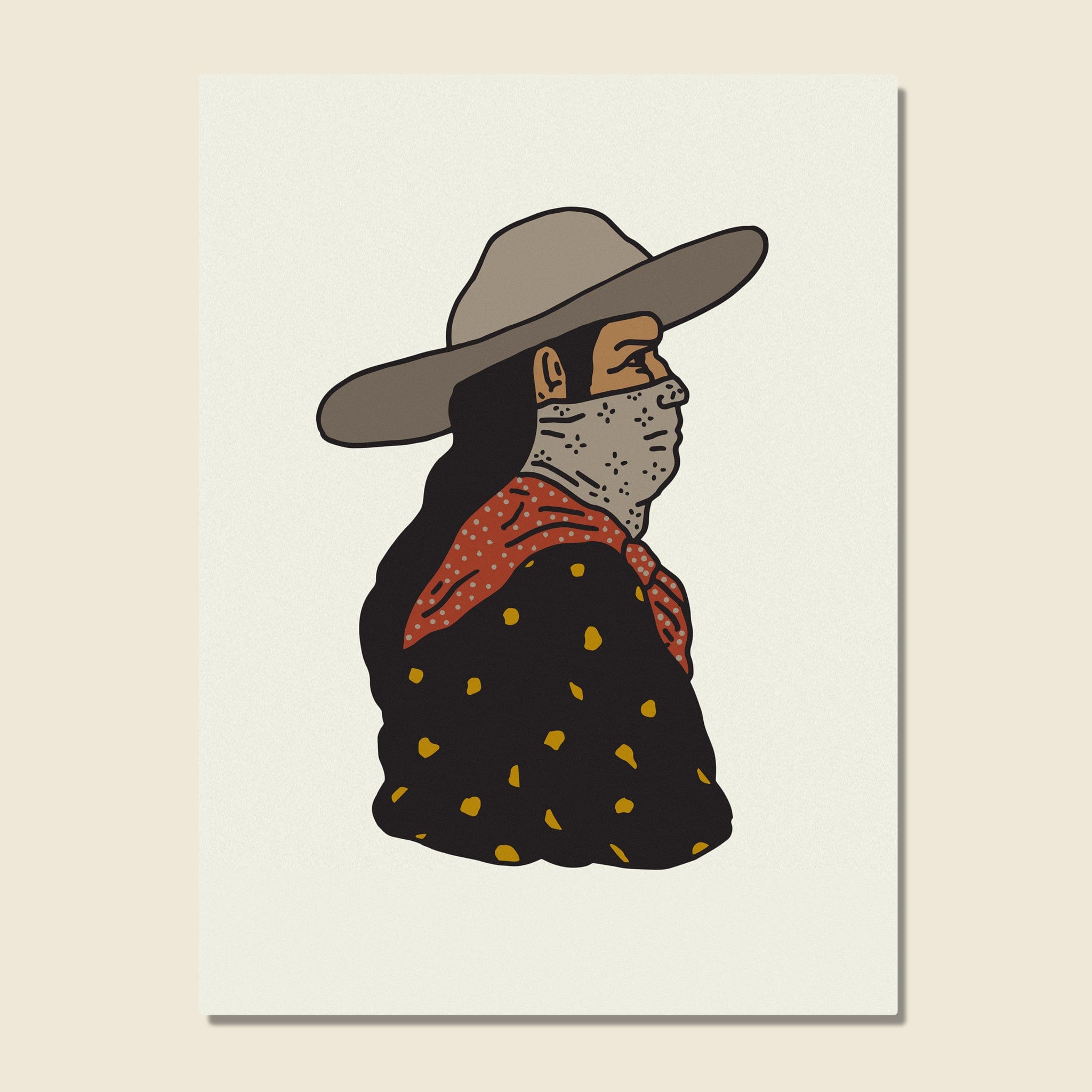 Unframed Print - Prairie Man - House of LAND - STAG Provisions - Gift - Art