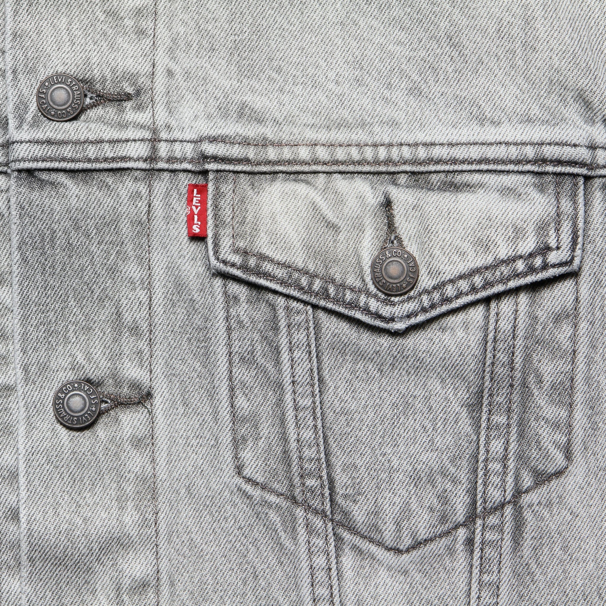 Trucker Jacket - Love A Lot (Washed Grey) - Levis Premium - STAG Provisions - Outerwear - Coat / Jacket