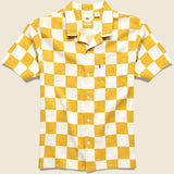 Check Cubano Shirt - Fez Check Egret - Levis Premium - STAG Provisions - Tops - S/S Woven - Plaid