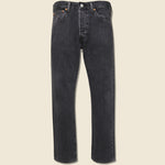 501 Straight Jean - Worn in Black - Levis Premium - STAG Provisions - Pants - Denim