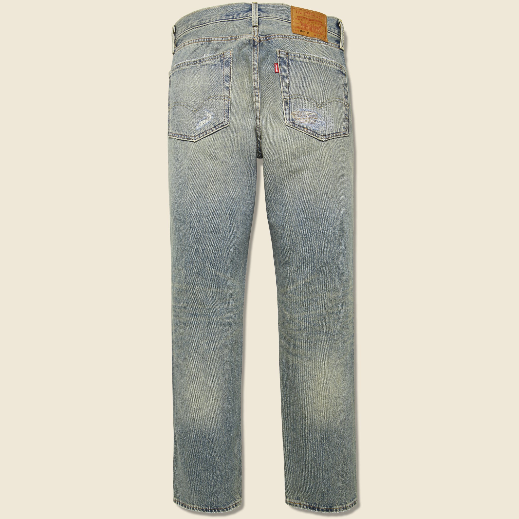 501 '54 Destructed Jean - Light Indigo - Levis Premium - STAG Provisions - Pants - Denim