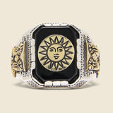 Ornate Aztec Ring - Silver/Brass - LHN Jewelry - STAG Provisions - Accessories - Rings