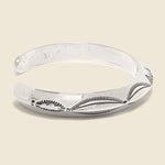 Geo Triangle Stamp Cuff VII - Sterling Silver - LHN Jewelry - STAG Provisions - Accessories - Cuffs