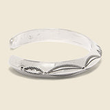 Geo Triangle Stamp Cuff VII - Sterling Silver - LHN Jewelry - STAG Provisions - Accessories - Cuffs