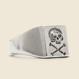 Skull Signet Ring - Silver - LHN Jewelry - STAG Provisions - Accessories - Rings