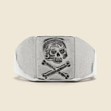 Skull Signet Ring - Silver - LHN Jewelry - STAG Provisions - Accessories - Rings