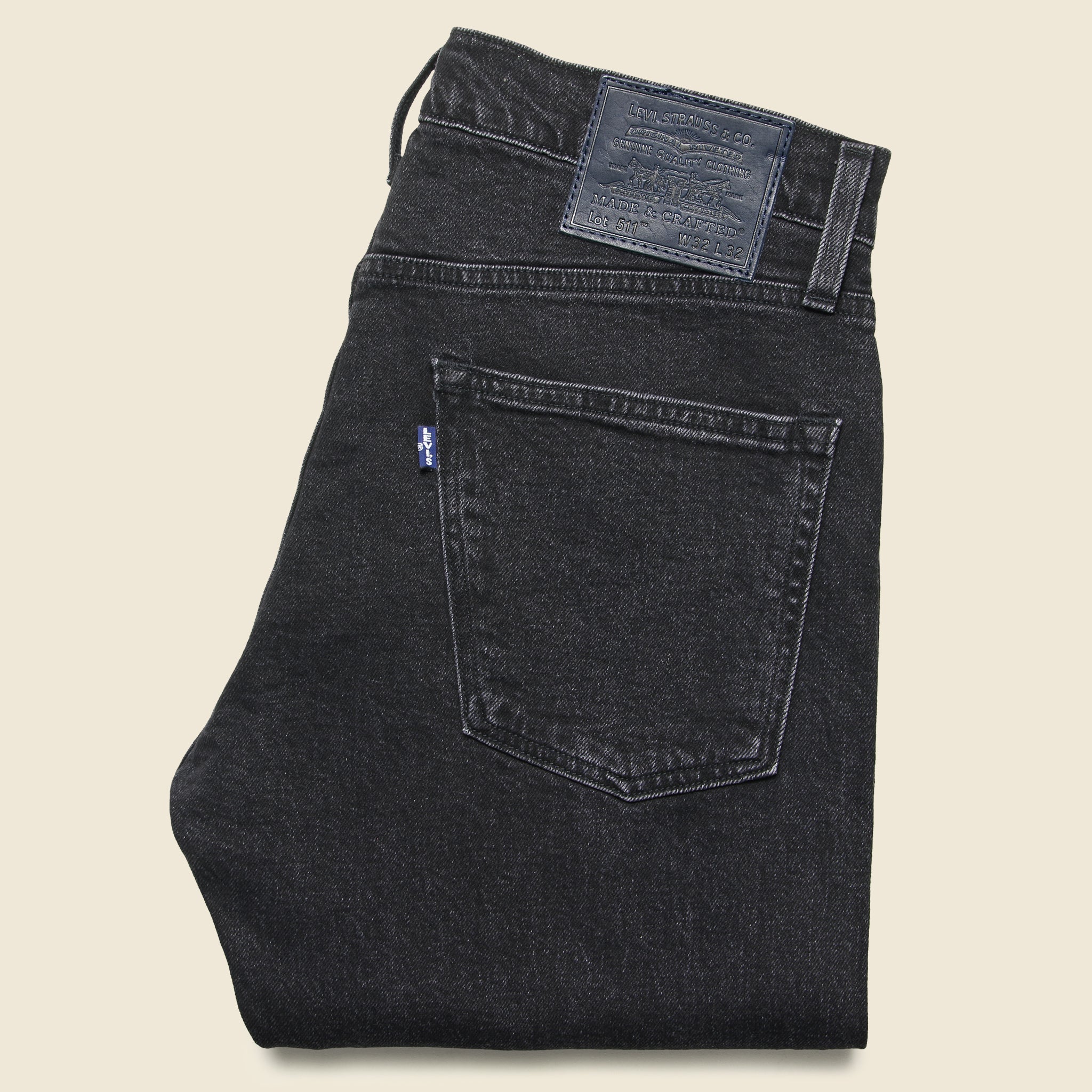 511 Slim Fit Jean - Blackbill - Levis Made & Crafted - STAG Provisions - Pants - Denim