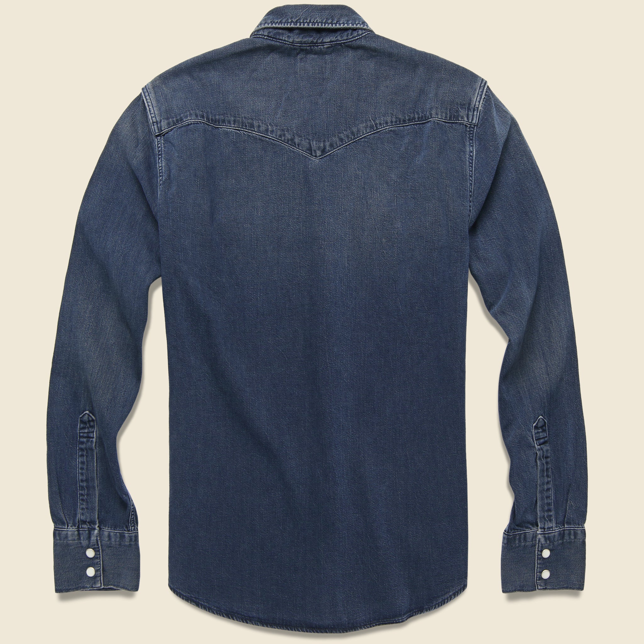 Barstow Western Denim Shirt - Shadow Tint - Levis Premium - STAG Provisions - Tops - L/S Woven - Solid