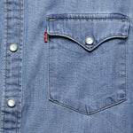 Barstow Denim Western Shirt - Red Cast Stone - Levis Premium - STAG Provisions - Tops - L/S Woven - Solid