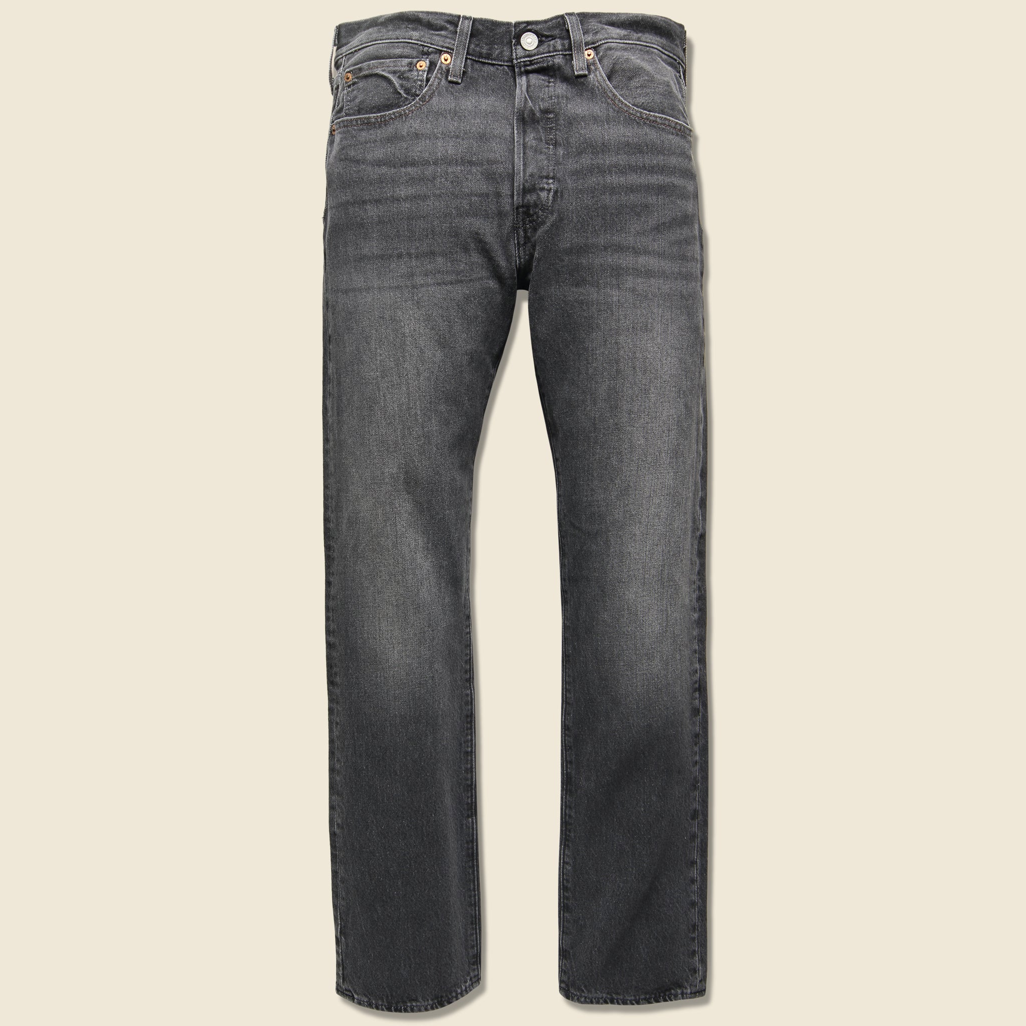 501 Original Fit Jean - Distressed Black - Levis Premium - STAG Provisions - Pants - Denim