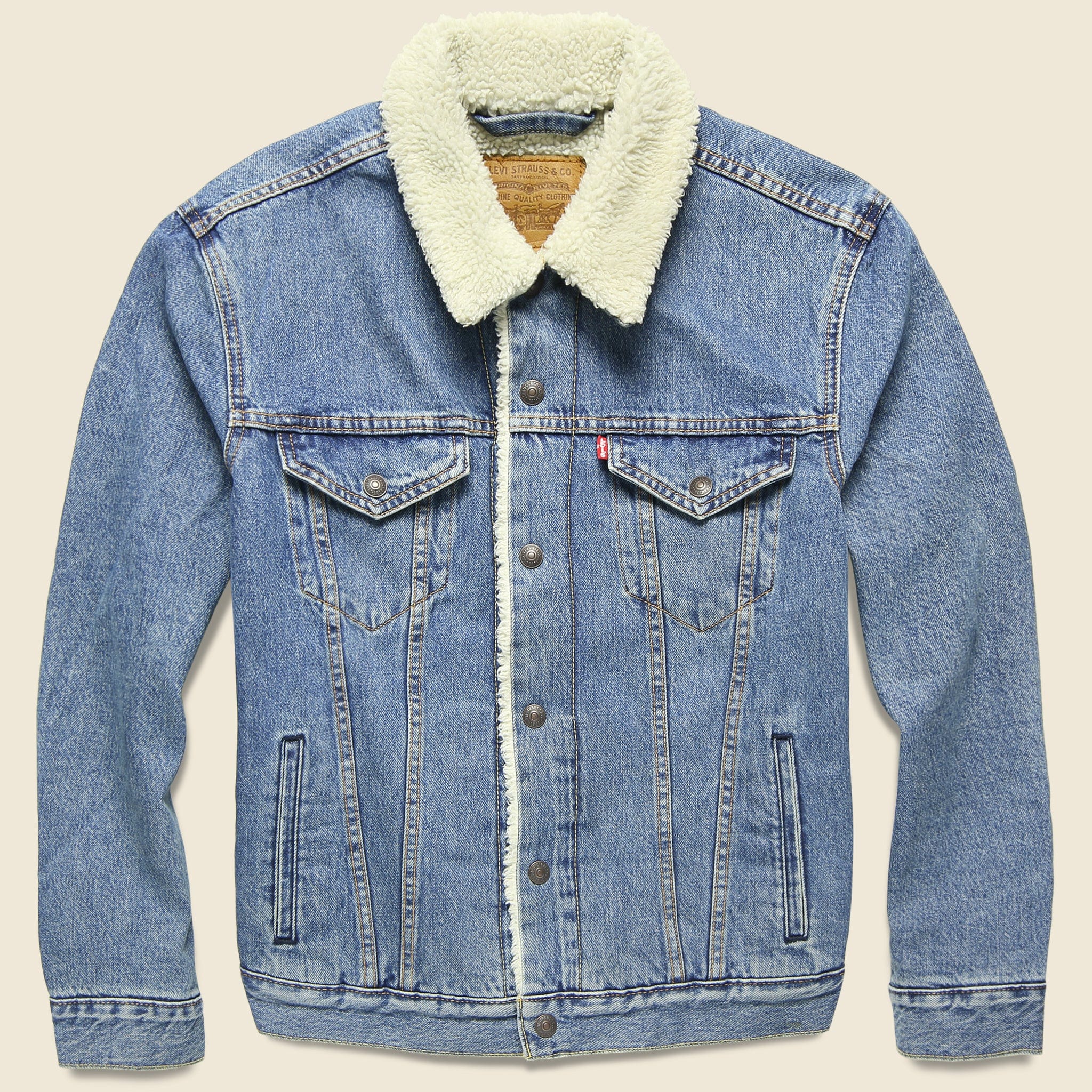 Type III Sherpa Trucker Jacket - Glass Beach - Levis Premium - STAG Provisions - Outerwear - Coat / Jacket