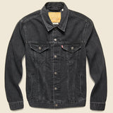Trucker Jacket - Liquorice - Levis Premium - STAG Provisions - Outerwear - Coat / Jacket