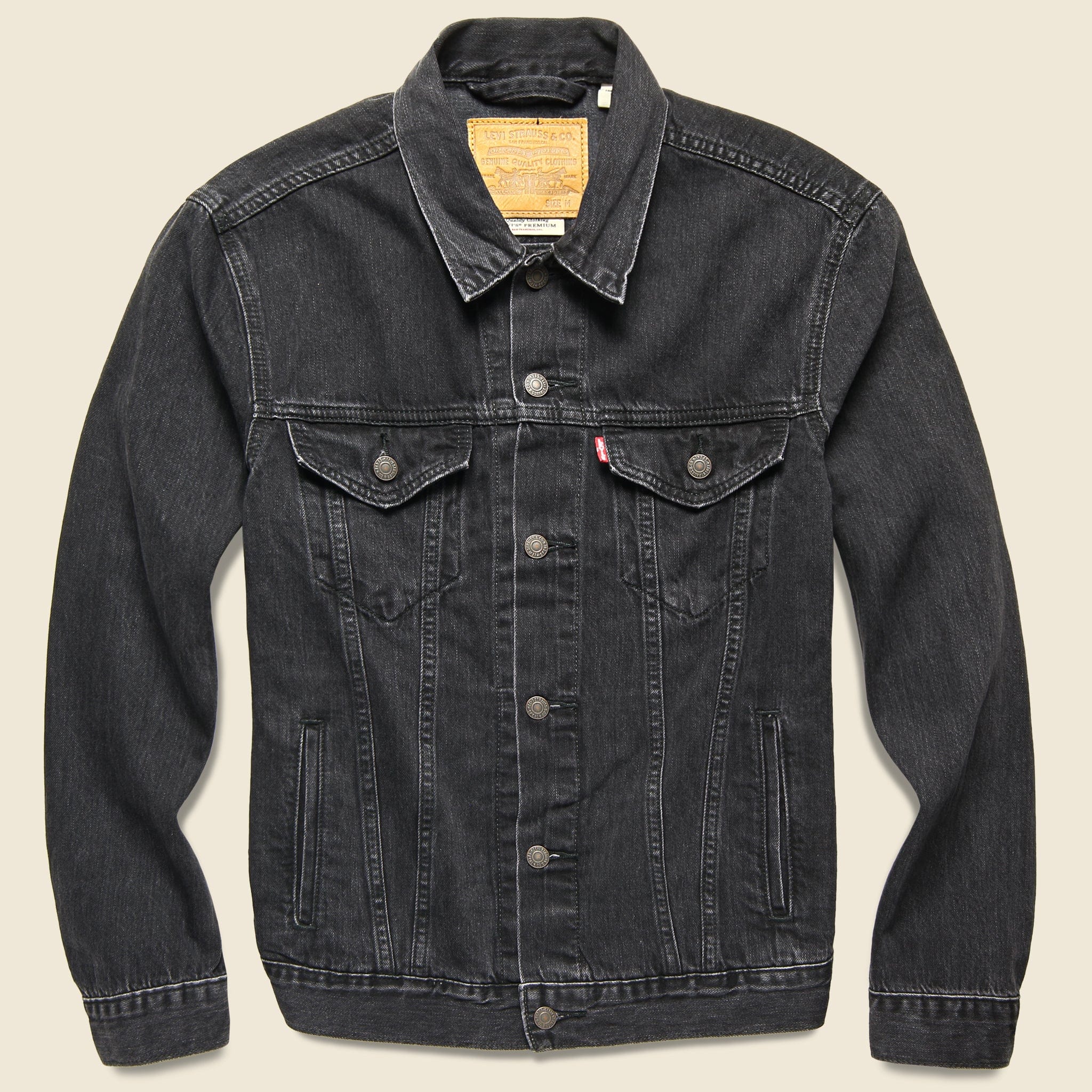 Trucker Jacket - Liquorice - Levis Premium - STAG Provisions - Outerwear - Coat / Jacket