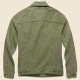 Canvas Trucker Jacket - Olive Night - Levis Premium - STAG Provisions - Outerwear - Coat / Jacket