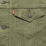 Canvas Trucker Jacket - Olive Night - Levis Premium - STAG Provisions - Outerwear - Coat / Jacket