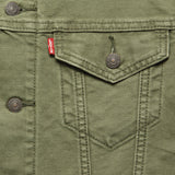 Canvas Trucker Jacket - Olive Night - Levis Premium - STAG Provisions - Outerwear - Coat / Jacket