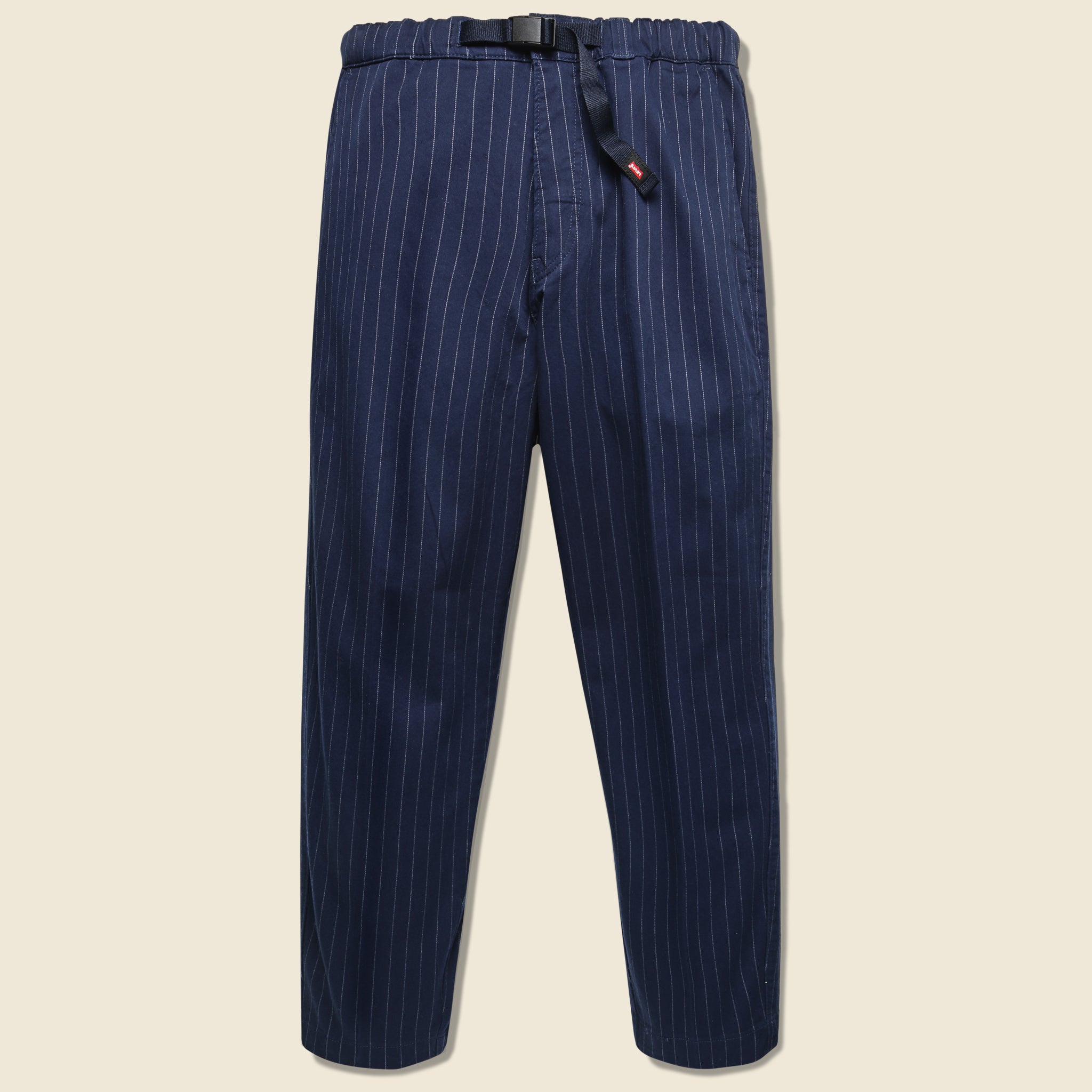 Pull-On Taper Trouser - Navy Pinstripe - Levis Premium - STAG Provisions - Pants - Twill