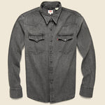 Barstow Western Denim Shirt - Black Worn In - Levis Premium - STAG Provisions - Tops - L/S Woven - Solid