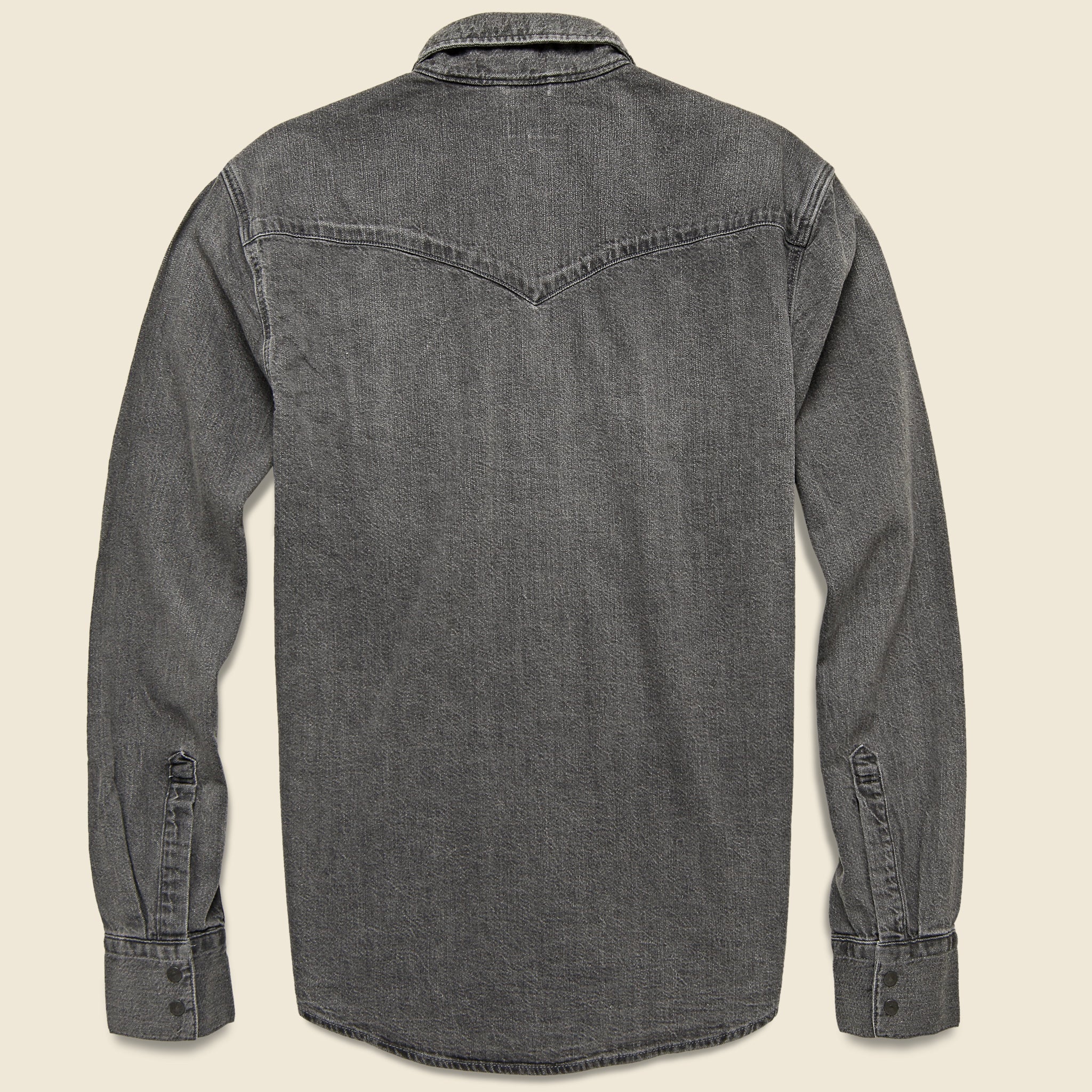 Barstow Western Denim Shirt - Black Worn In - Levis Premium - STAG Provisions - Tops - L/S Woven - Solid