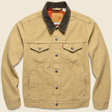 Lined Trucker Jacket - Dijon Canvas - Levis Premium - STAG Provisions - Outerwear - Coat / Jacket