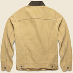 Lined Trucker Jacket - Dijon Canvas - Levis Premium - STAG Provisions - Outerwear - Coat / Jacket
