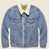 Type III Sherpa Trucker Jacket - Glass Beach - Levis Premium - STAG Provisions - Outerwear - Coat / Jacket