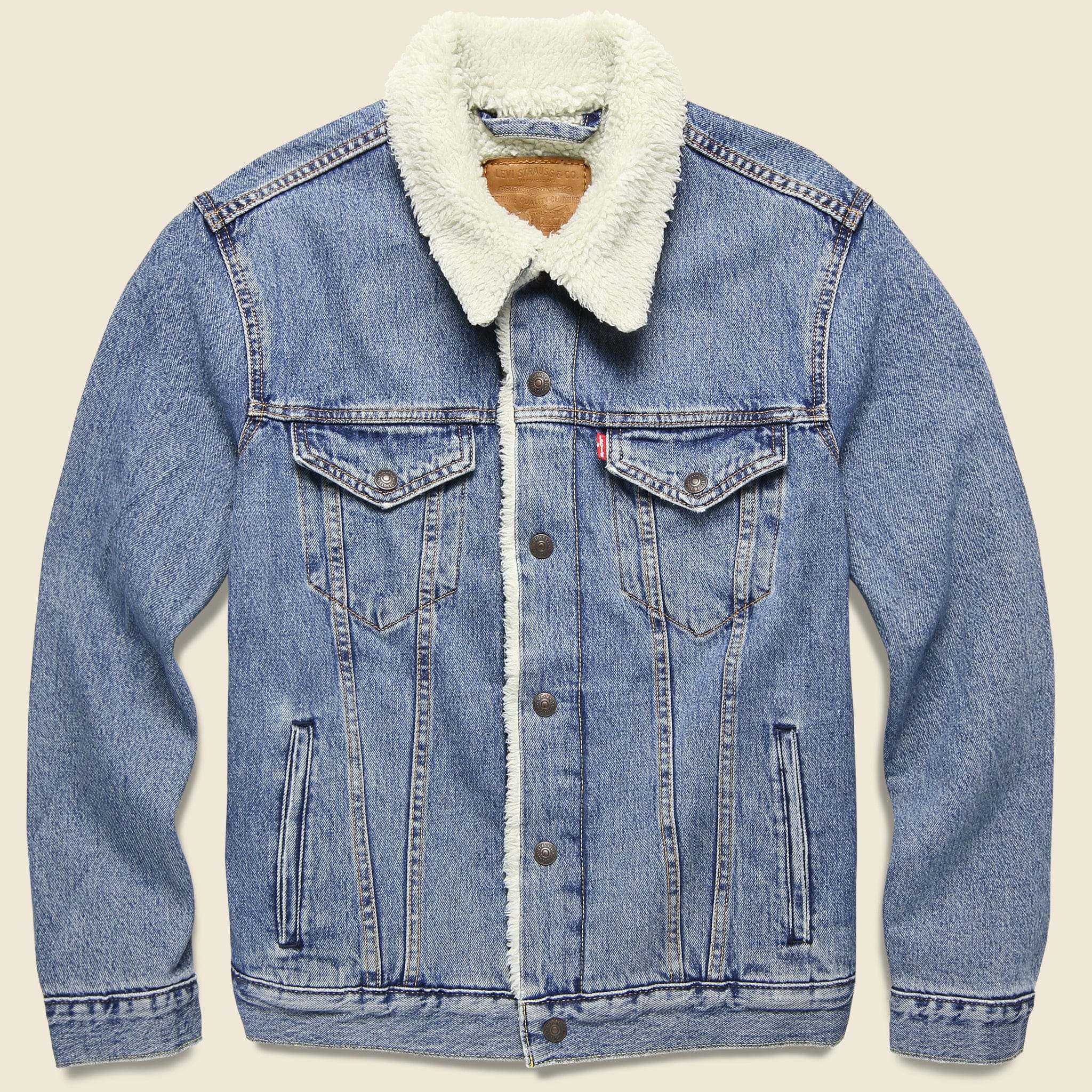 Type III Sherpa Trucker Jacket - Glass Beach - Levis Premium - STAG Provisions - Outerwear - Coat / Jacket