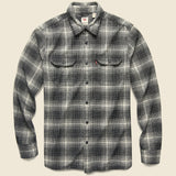 Jackson Worker Flannel Overshirt - Ametrine Jet Black - Levis Premium - STAG Provisions - Tops - L/S Woven - Plaid