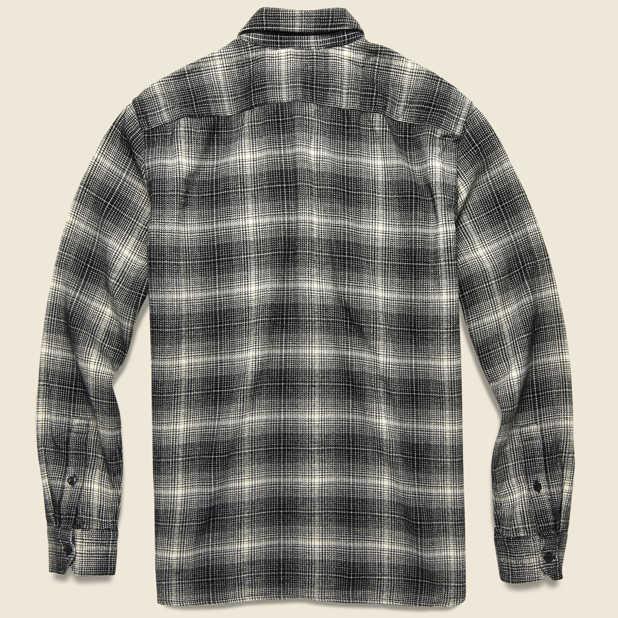 Jackson Worker Flannel Overshirt - Ametrine Jet Black - Levis Premium - STAG Provisions - Tops - L/S Woven - Plaid