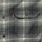 Jackson Worker Flannel Overshirt - Ametrine Jet Black - Levis Premium - STAG Provisions - Tops - L/S Woven - Plaid