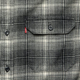 Jackson Worker Flannel Overshirt - Ametrine Jet Black - Levis Premium - STAG Provisions - Tops - L/S Woven - Plaid