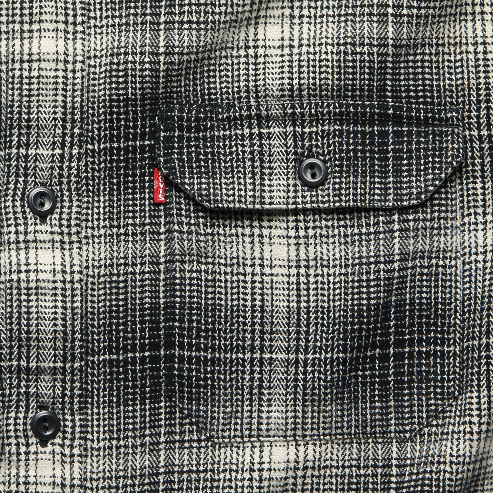 Jackson Worker Flannel Overshirt - Ametrine Jet Black - Levis Premium - STAG Provisions - Tops - L/S Woven - Plaid