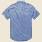 Barstow Western Shirt - Light Denim - Levis Premium - STAG Provisions - Tops - S/S Woven - Solid
