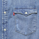 Barstow Western Shirt - Light Denim - Levis Premium - STAG Provisions - Tops - S/S Woven - Solid