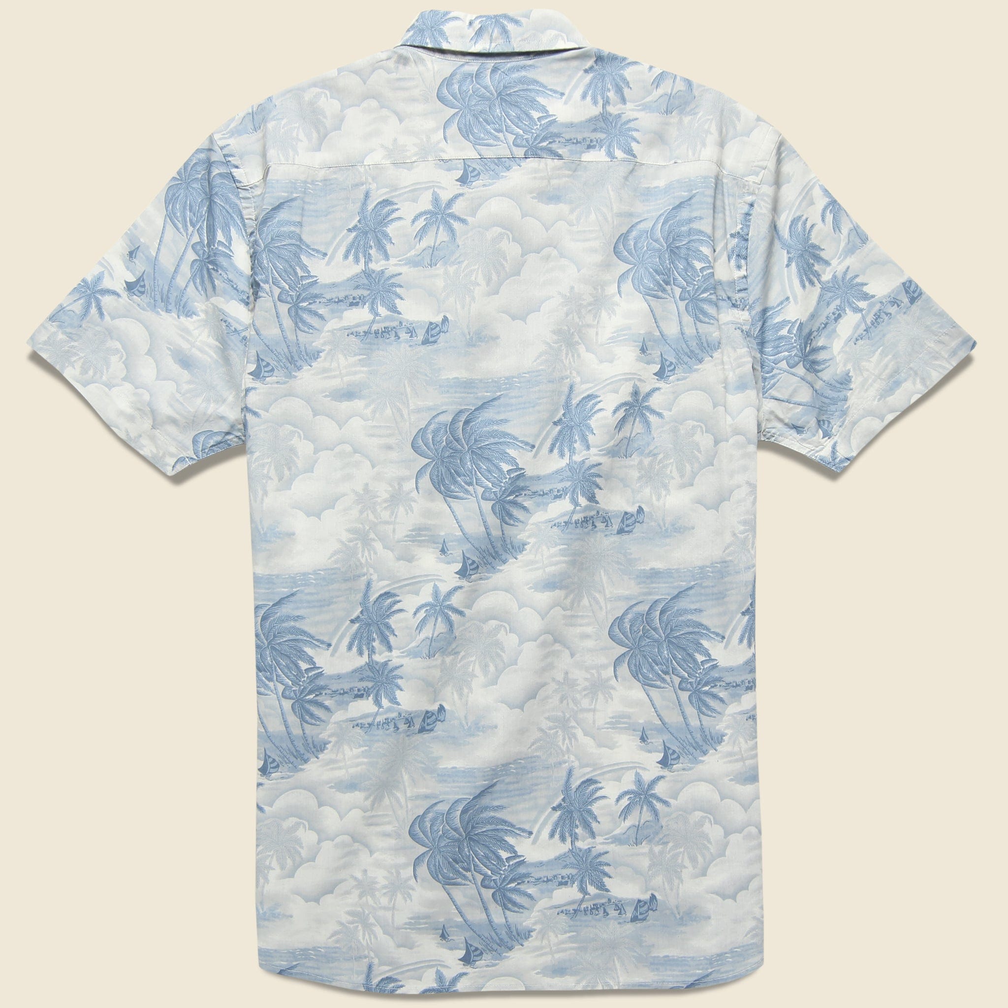 Sunset Pocket Shirt - Acid Hawaiian Dusty Blue - Levis Premium - STAG Provisions - Tops - S/S Woven - Floral