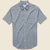 Sunset One-Pocket Shirt - Dress Blues - Levis Premium - STAG Provisions - Tops - S/S Woven - Solid