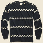 1980s Tee - Black Checker - Levis Vintage Clothing - STAG Provisions - Tops - L/S Knit