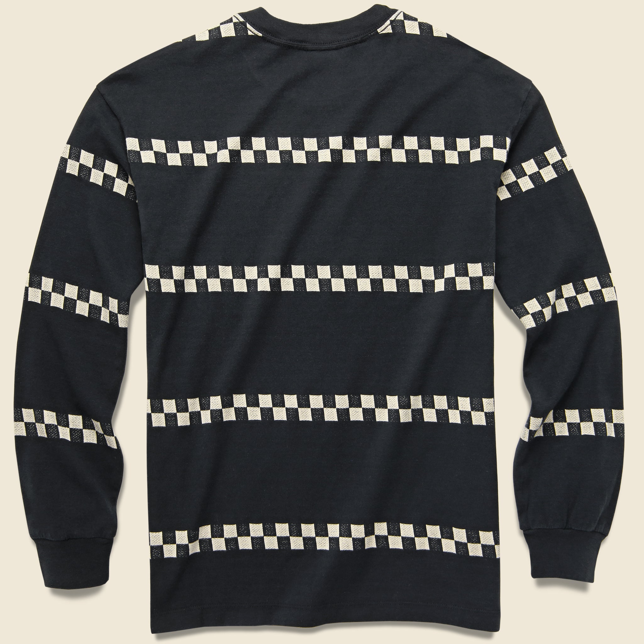 1980s Tee - Black Checker - Levis Vintage Clothing - STAG Provisions - Tops - L/S Knit