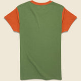 1950s Sportswear Tee - Green/Rust - Levis Vintage Clothing - STAG Provisions - Tops - S/S Tee