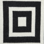 Concentric Squares Mock Neck Sweater - Black/White - Levis Vintage Clothing - STAG Provisions - Tops - Sweater