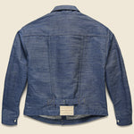 1880 Triple Pleat Blouse Jacket - Indigo - Levis Vintage Clothing - STAG Provisions - Outerwear - Coat / Jacket