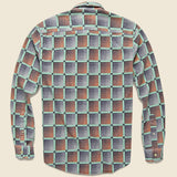 Shorthorn Shirt - Mint Green Print - Levis Vintage Clothing - STAG Provisions - Tops - L/S Woven - Plaid