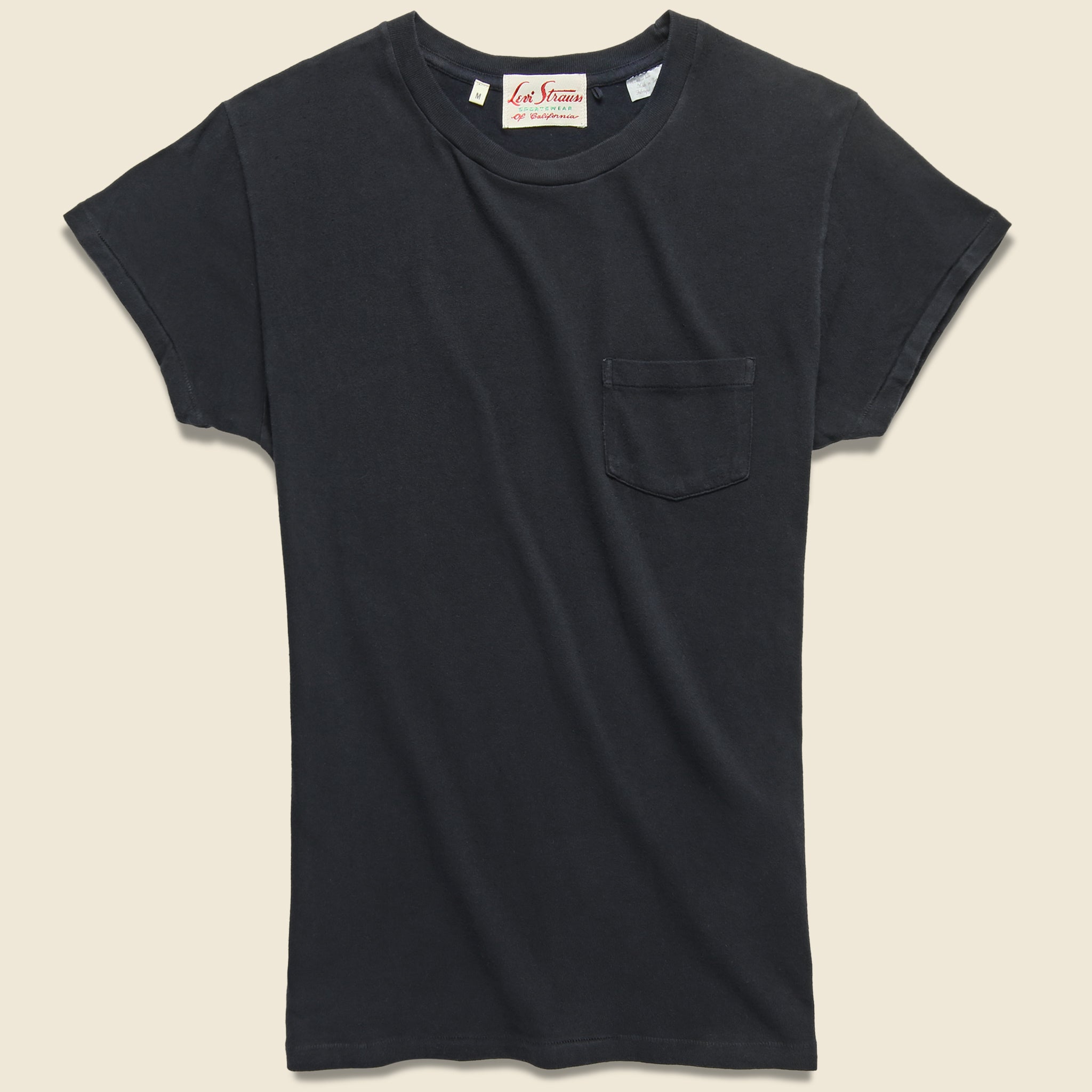 1950s Sportswear Tee - Black - Levis Vintage Clothing - STAG Provisions - Tops - S/S Tee