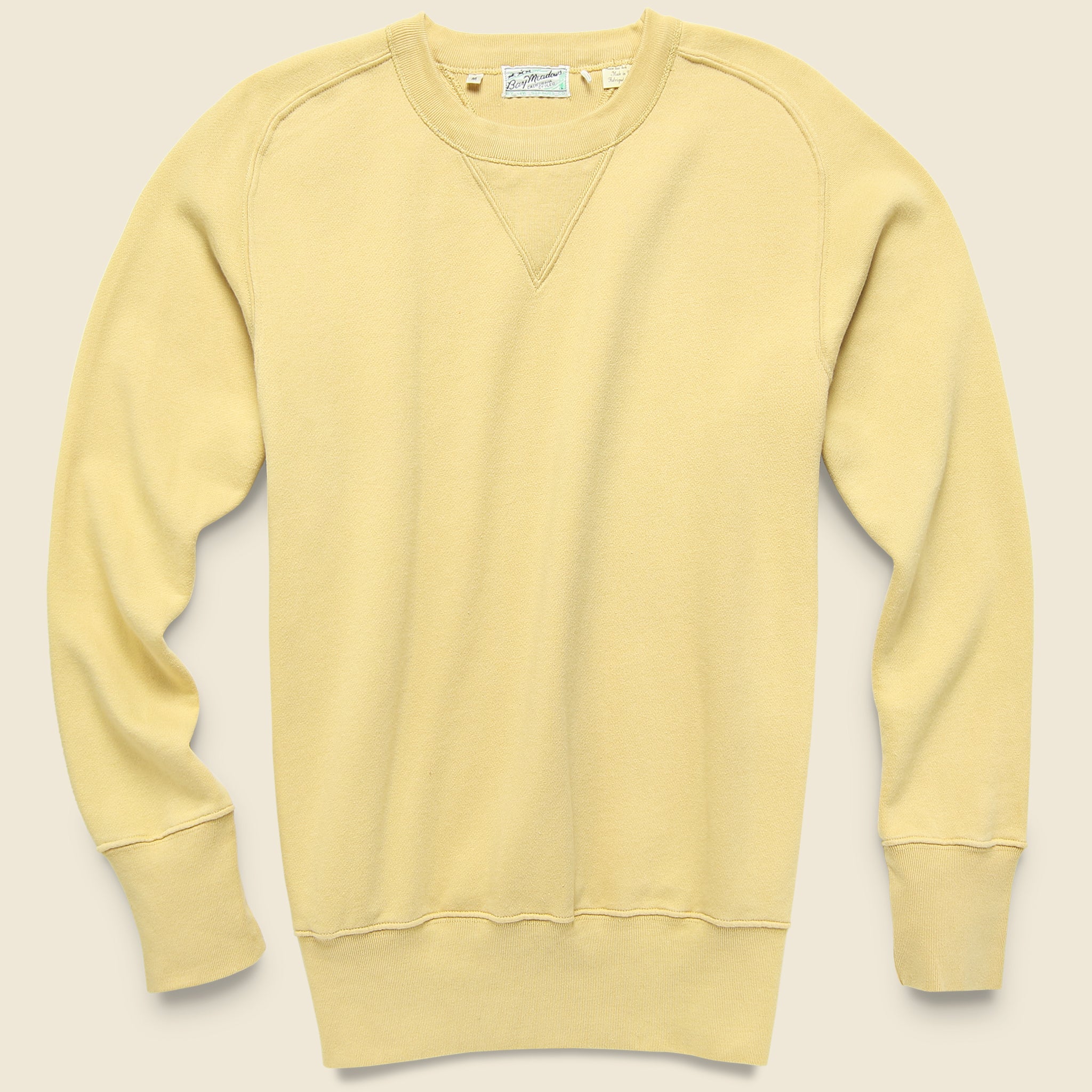 Bay Meadows Sweatshirt - Custard - Levis Vintage Clothing - STAG Provisions - Tops - Fleece / Sweatshirt